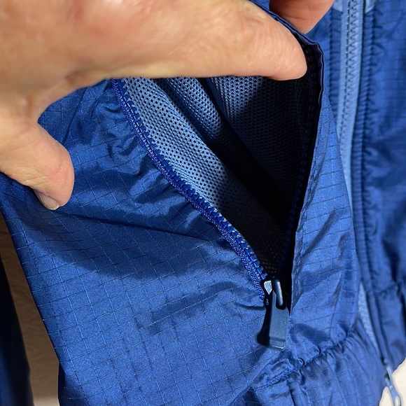 Nike Windbreaker Rain Hooded Blue Jacket Size XS - Picture 3 of 9